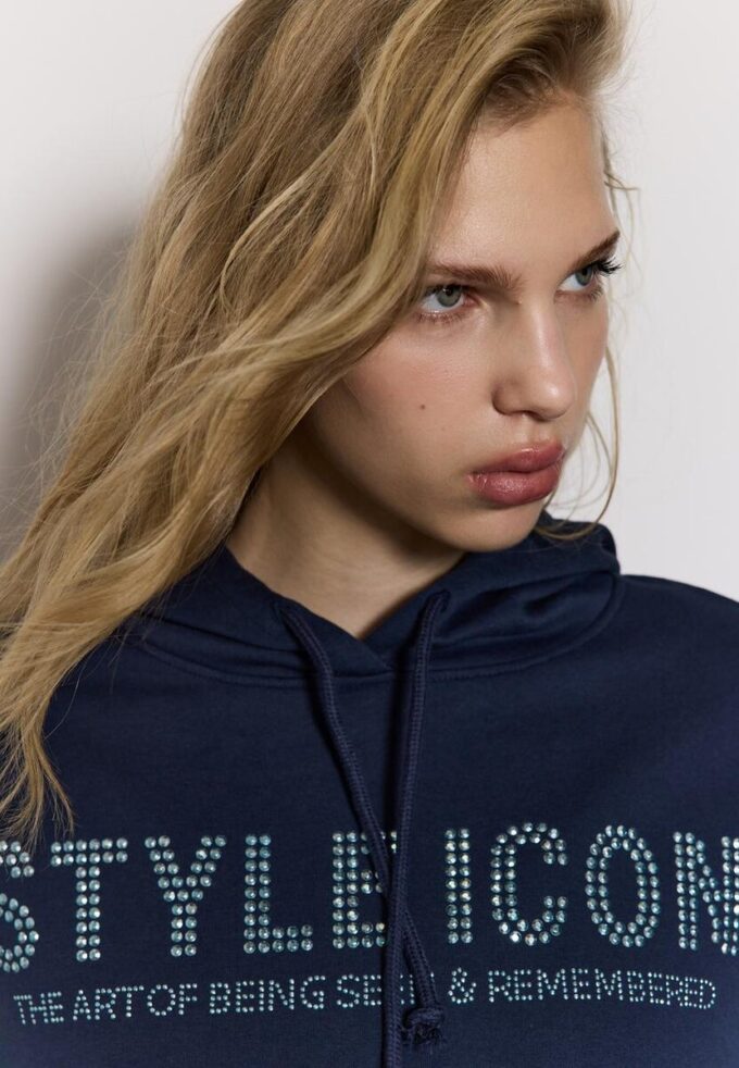 Hoodie with Rhinestones Hoodie with Rhinestones