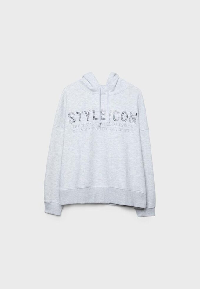 Hoodie with Rhinestones Hoodie with Rhinestones