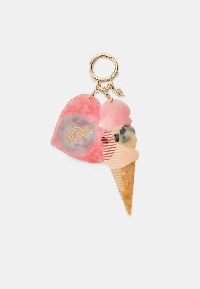 Ice Cream Charm Keyring