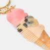Ice Cream Charm Keyring