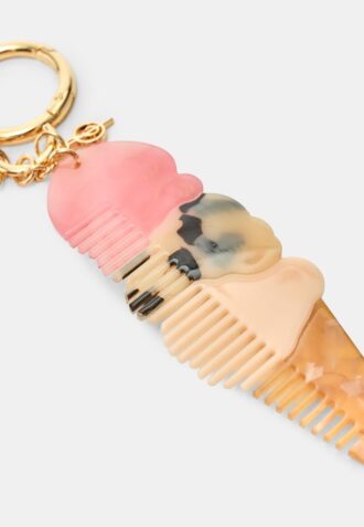 Ice Cream Charm Keyring