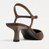 Kitten Heel Leather Shoes