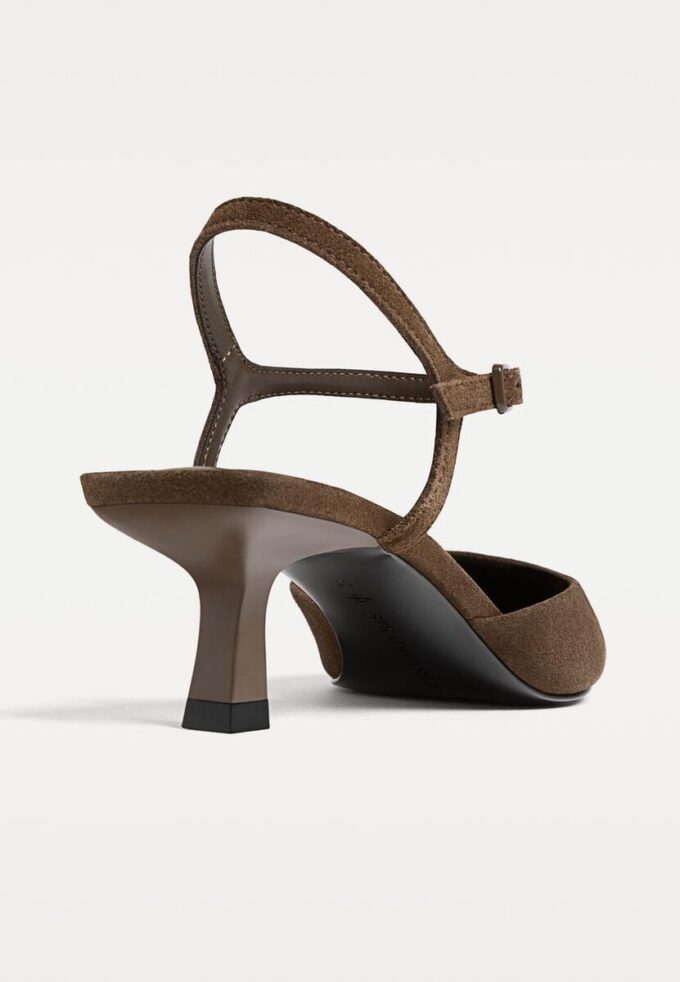 Kitten Heel Leather Shoes