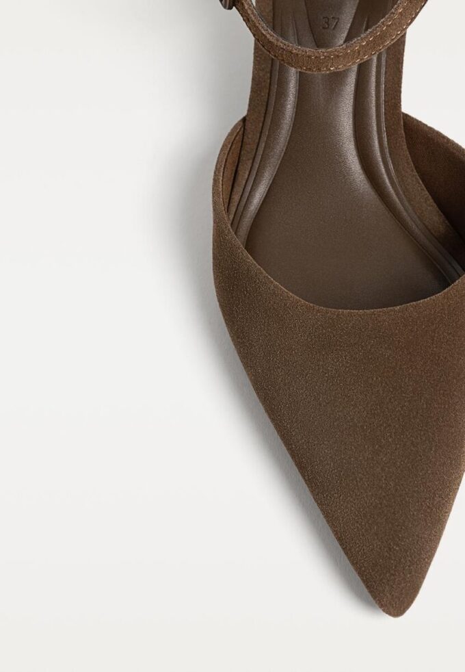 Kitten Heel Leather Shoes