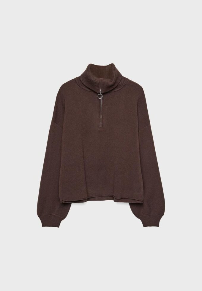 Knit Jumper with Zip Knit Jumper with Zip