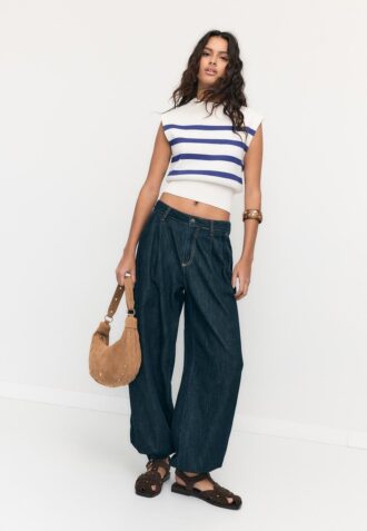 Knit Round Neck Top
