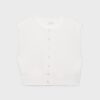 Knit Vest with Padded Shoulders