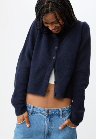 Knitted Button-Up Jacket