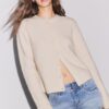 Knitted Button-Up Jacket