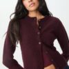 Knitted Button-Up Jacket