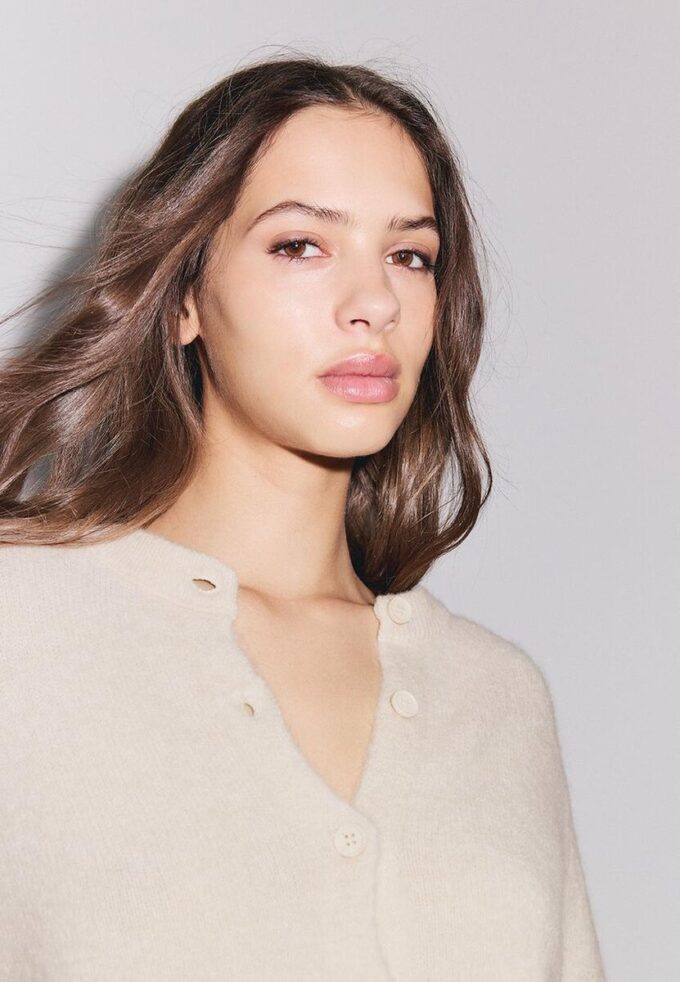Knitted Button-Up Jacket