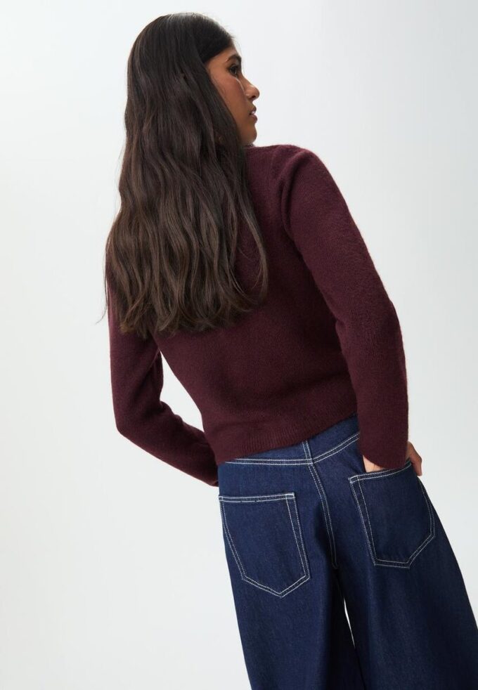 Knitted Button-Up Jacket