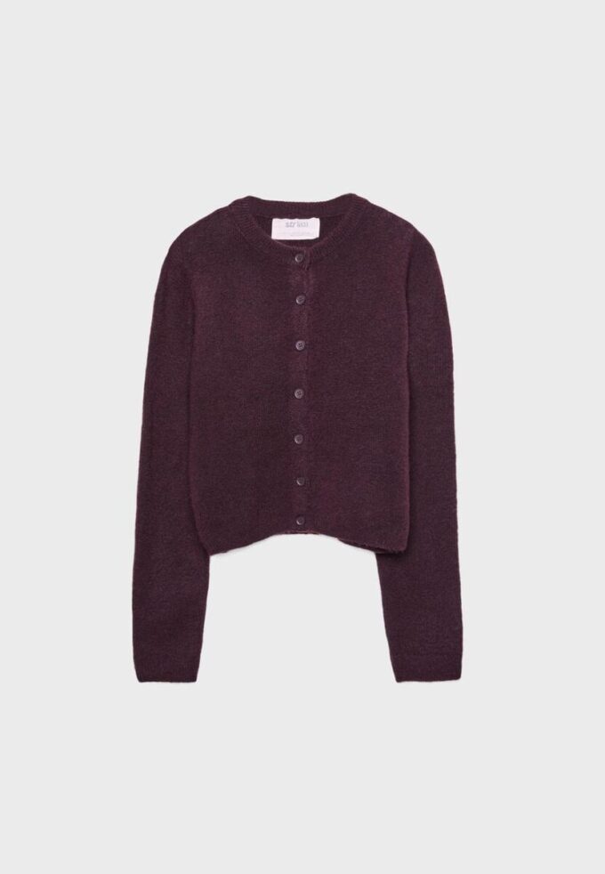 Knitted Button-Up Jacket