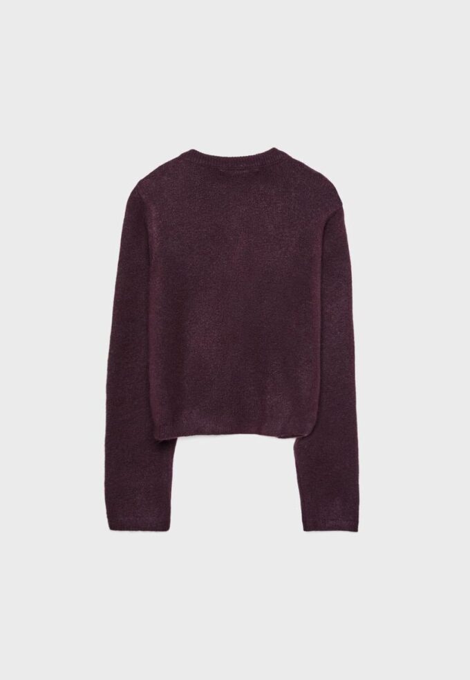 Knitted Button-Up Jacket