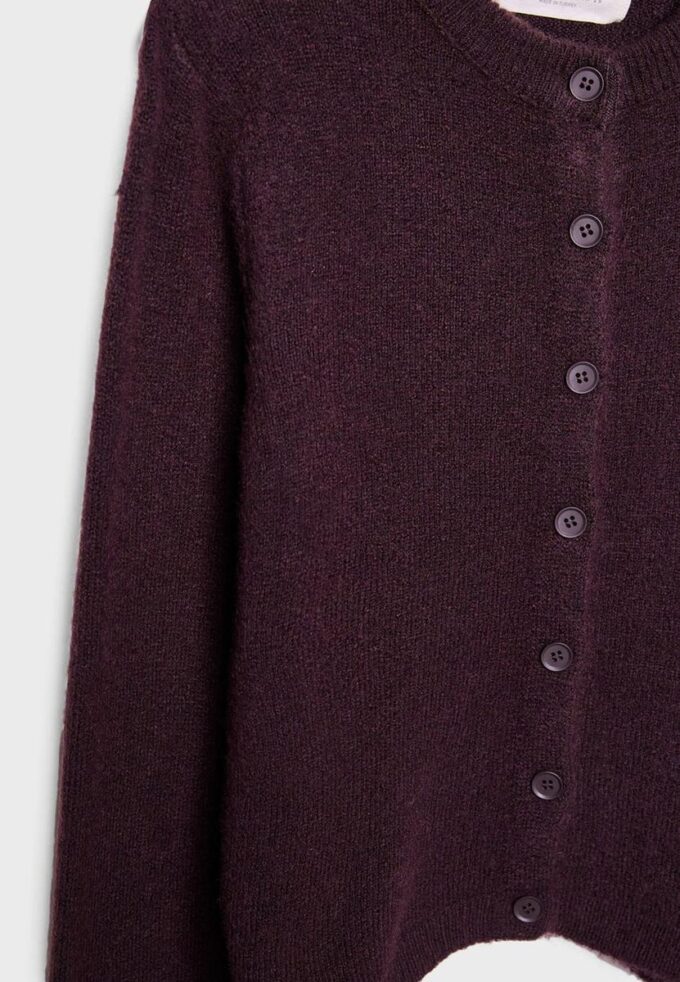 Knitted Button-Up Jacket