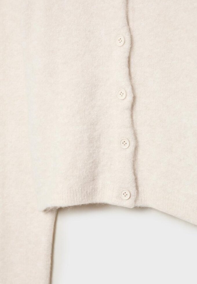 Knitted Button-Up Jacket
