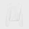 Knitted Jumper with Padded Shoulders