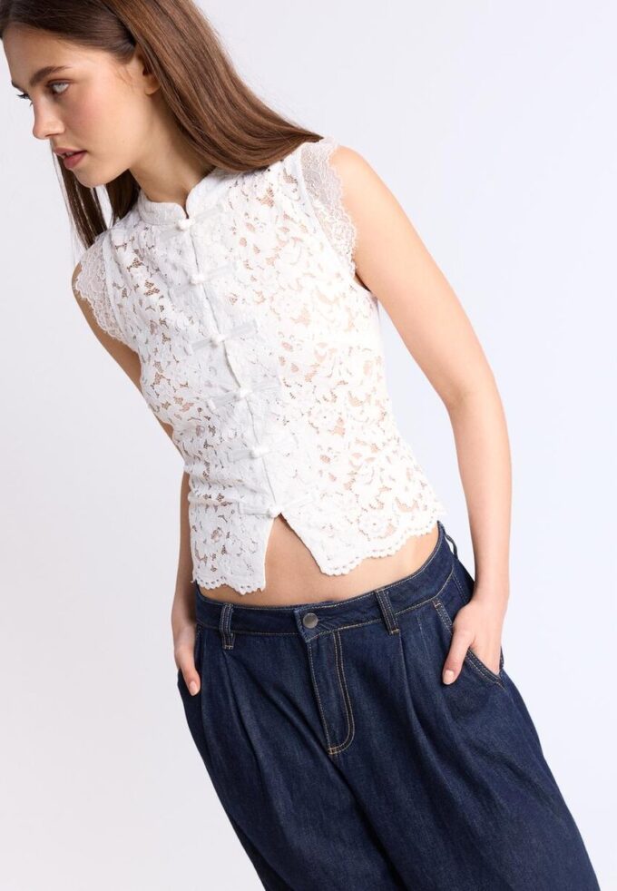 Lace Qipao Top Lace Qipao Top