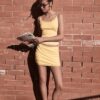 Lace Trim Mini Skort Lace Trim Mini Skort