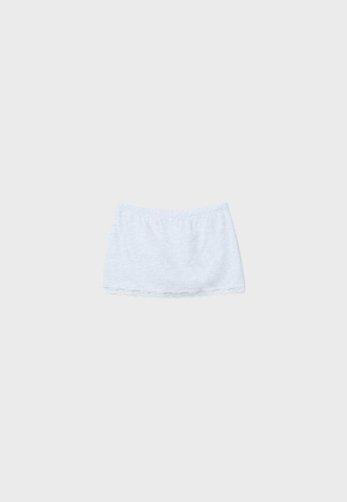Lace Trim Mini Skort Lace Trim Mini Skort