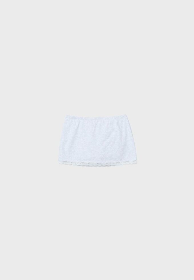 Lace Trim Mini Skort Lace Trim Mini Skort
