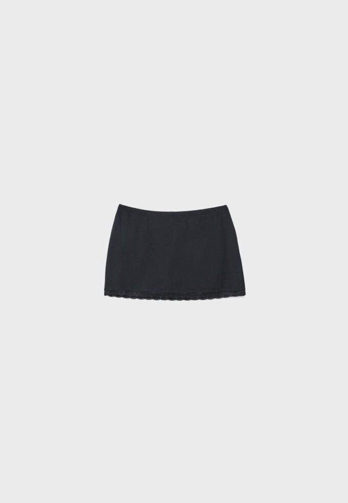 Lace Trim Mini Skort Lace Trim Mini Skort