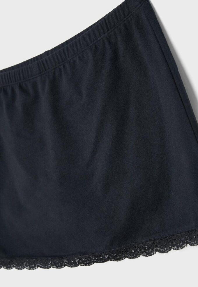 Lace Trim Mini Skort Lace Trim Mini Skort