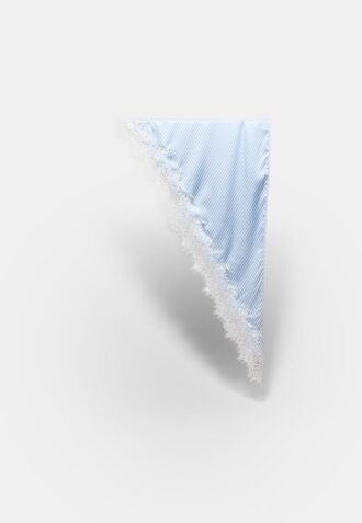 Lace Trim Striped Pareo
