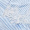 Lace Trim Striped Pareo