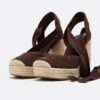Lace-Up Jute Platform Wedges