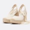 Lace-Up Jute Platform Wedges