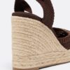 Lace-Up Jute Platform Wedges