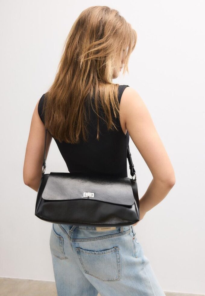 Large Flap Crossbody Bag