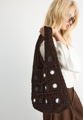 Large Mirrored Shoulder Bag