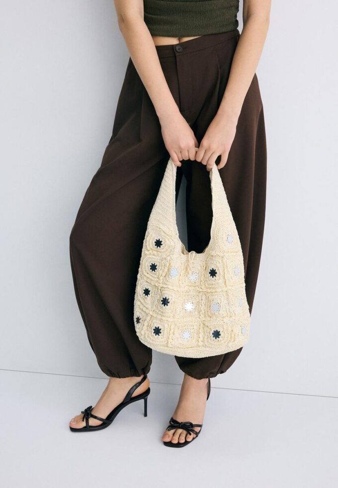 Large Mirrored Shoulder Bag