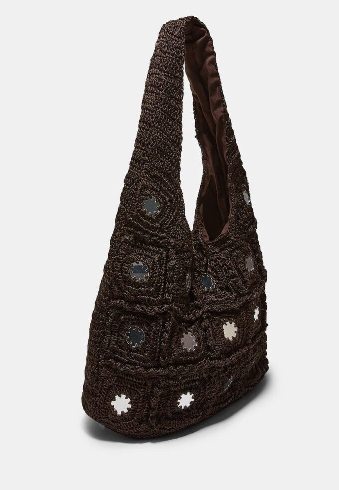 Large Mirrored Shoulder Bag
