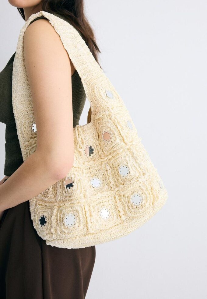 Large Mirrored Shoulder Bag