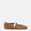 Leather Bow Sneakers