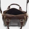 Leather Effect Bag with Zips