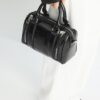 Leather Effect Bag with Zips