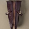 Leather Effect Ballet Flats with Toecap