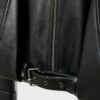 Leather Effect Balloon Jacket with Belt Leather Effect Balloon Jacket with Belt
