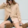Leather Jacket with Pockets