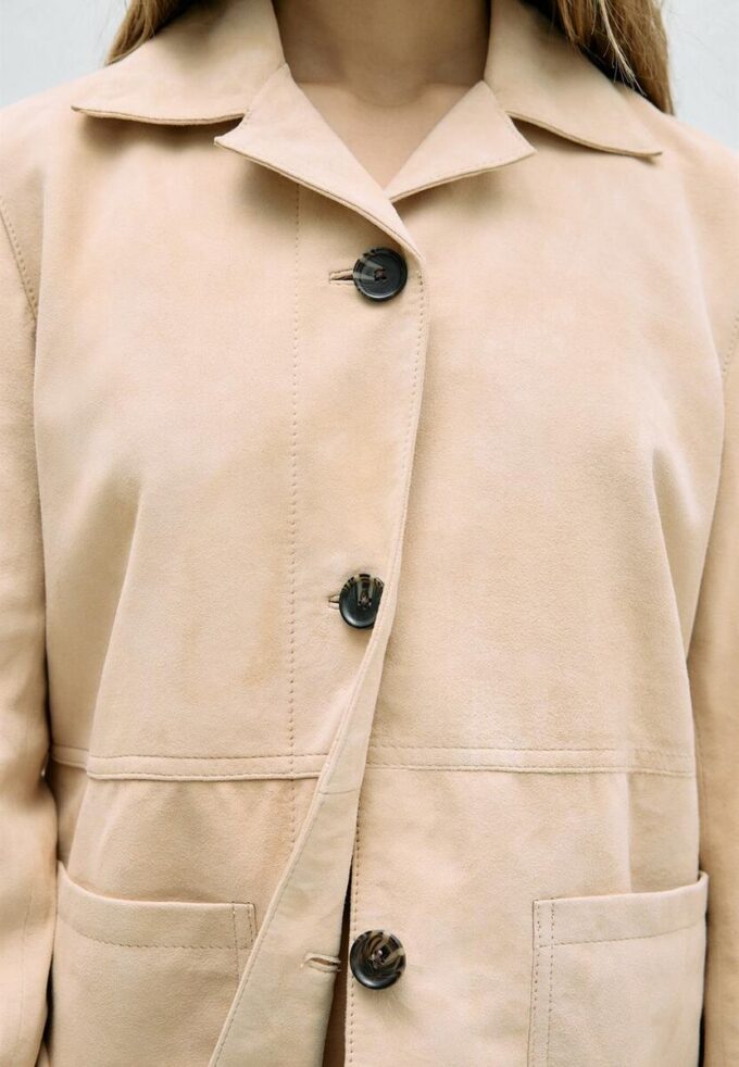 Leather Jacket with Pockets