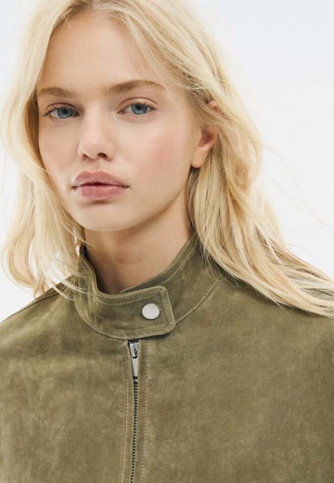 Leather Jacket with Pockets Leather Jacket with Pockets