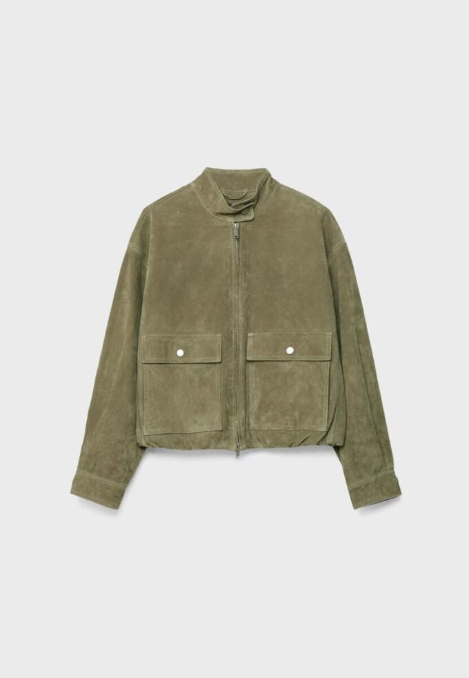 Leather Jacket with Pockets Leather Jacket with Pockets