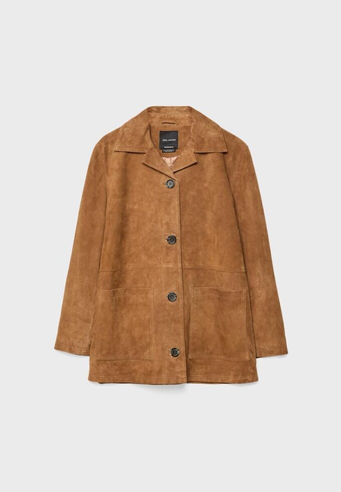 Leather Jacket with Pockets Leather Jacket with Pockets