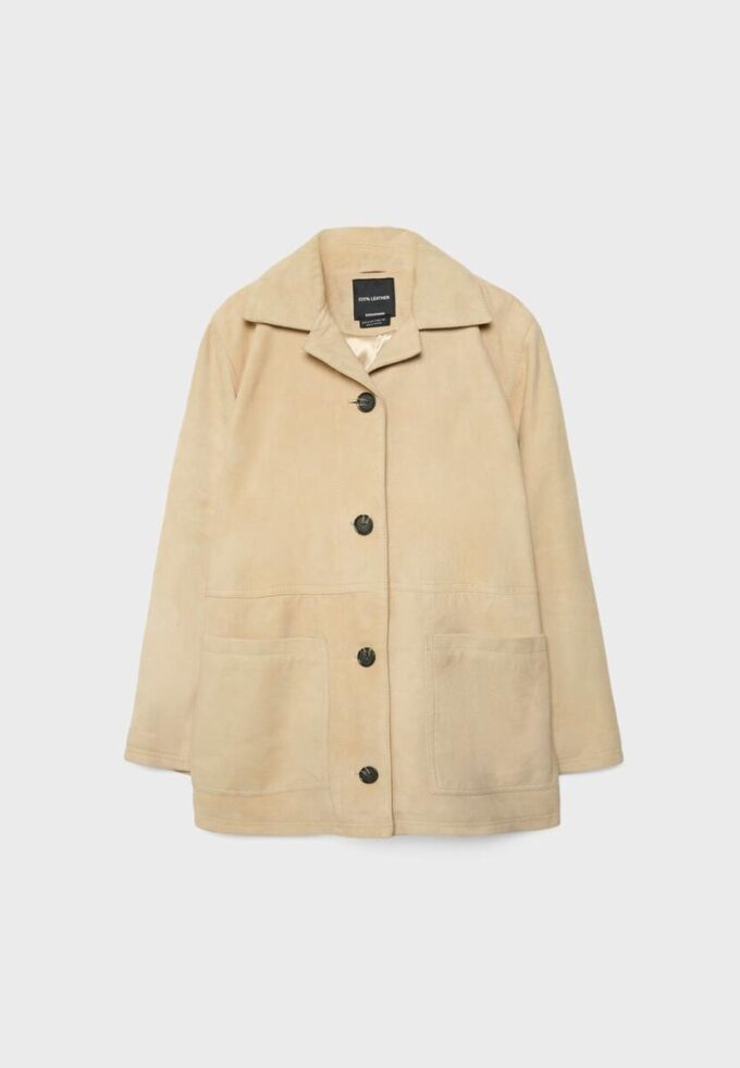 Leather Jacket with Pockets