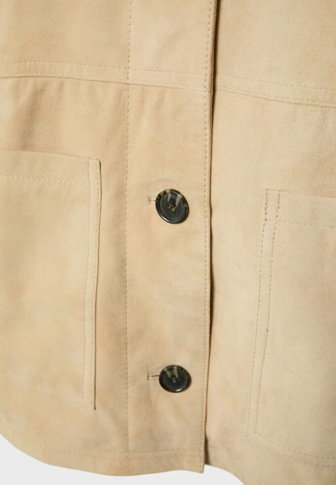 Leather Jacket with Pockets