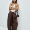 Leather Kitten Heel Mules